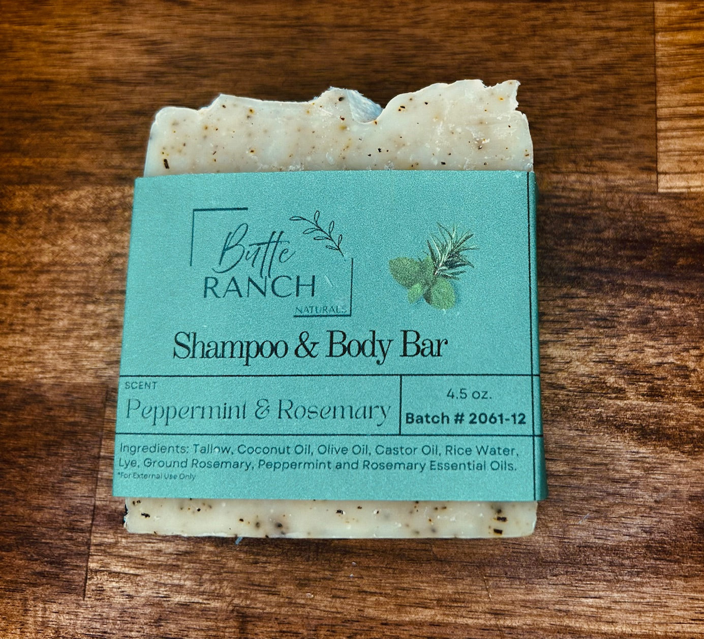 Shampoo & Body Soap - Peppermint & Rosemary
