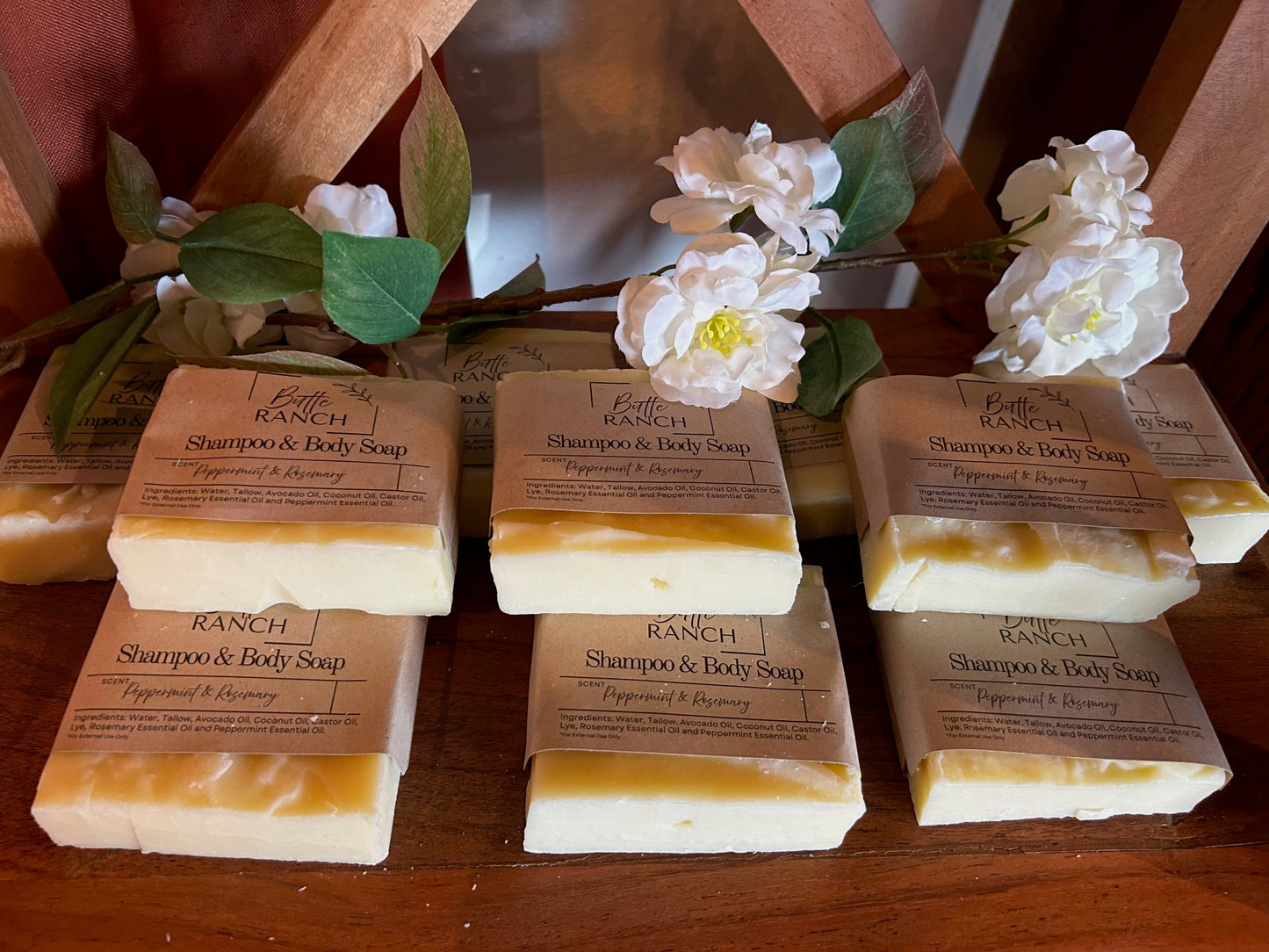 Shampoo & Body Soap - Peppermint & Rosemary