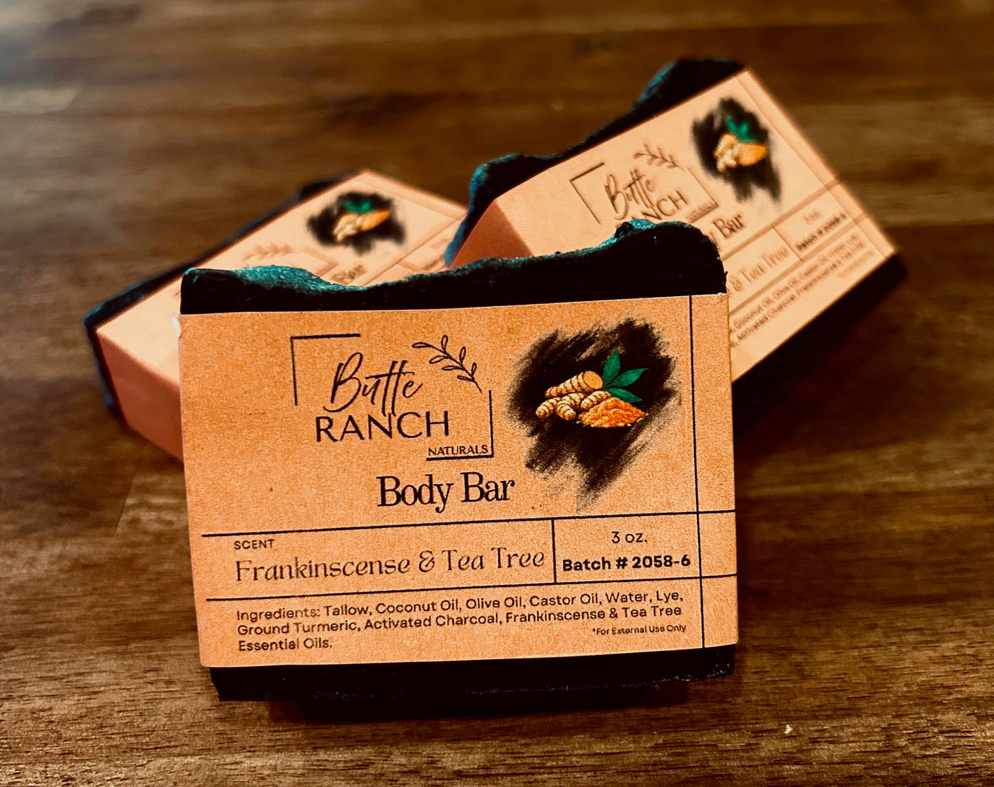 Turmeric Charcoal Detox Body Bar