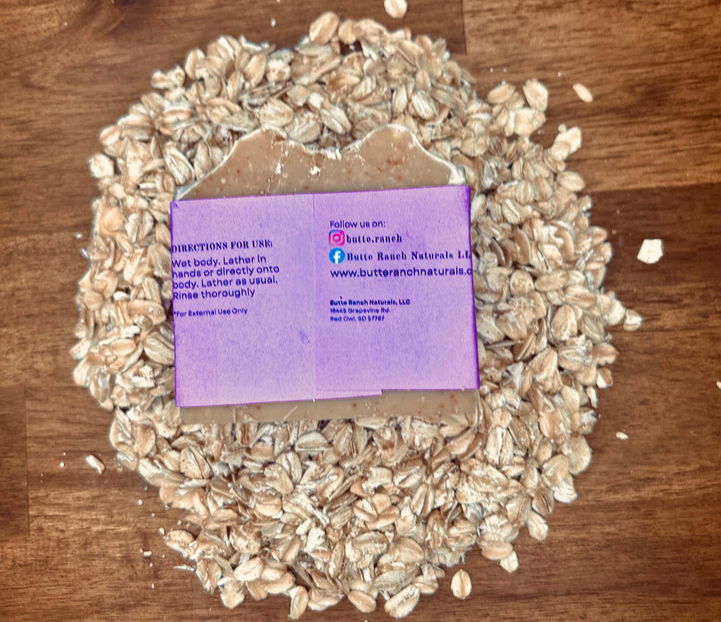 Nourishing Oat Body Bar - Honey, Lavender & Vanilla